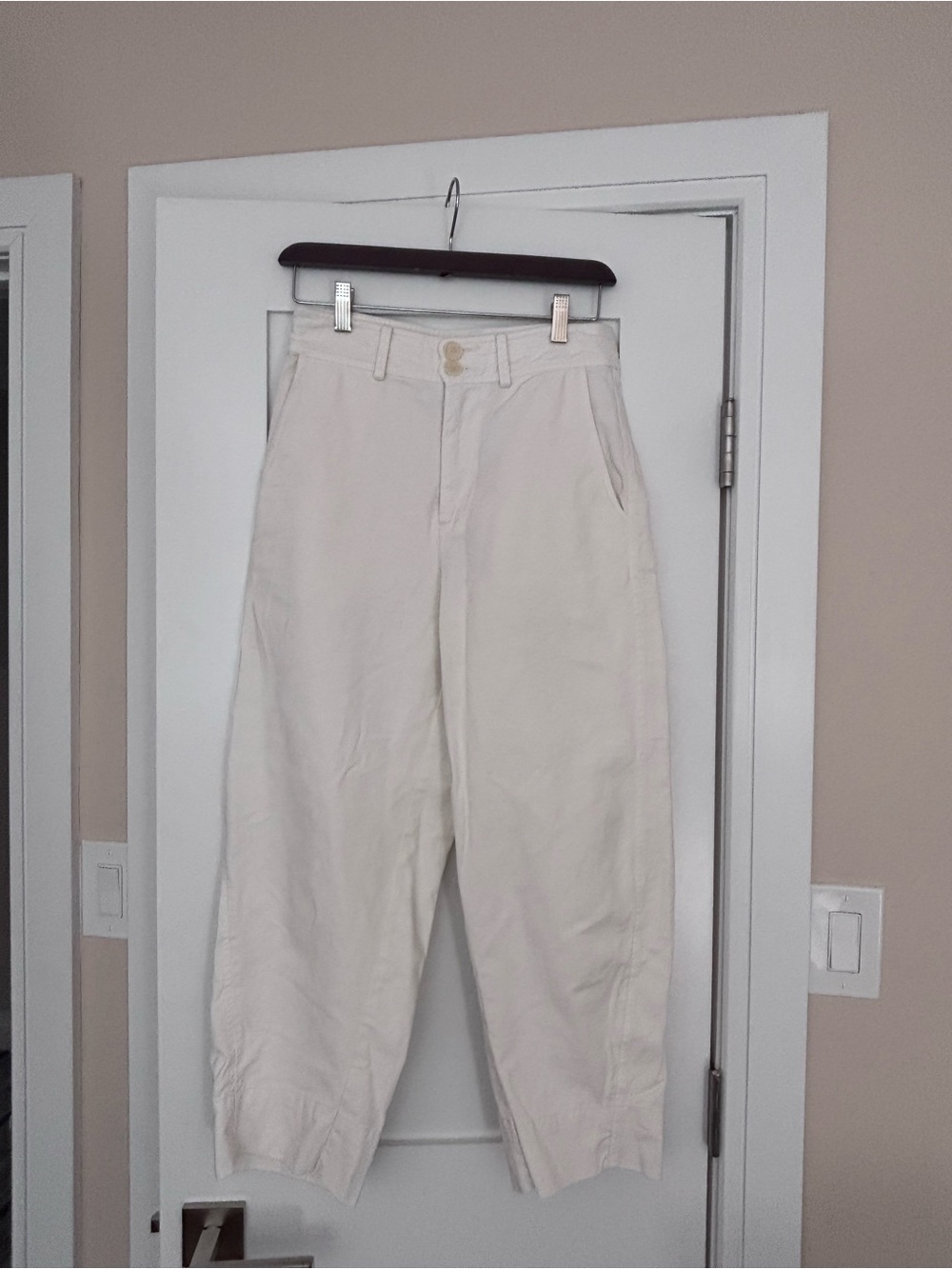 Apiece Apart Cream Casual Chinos